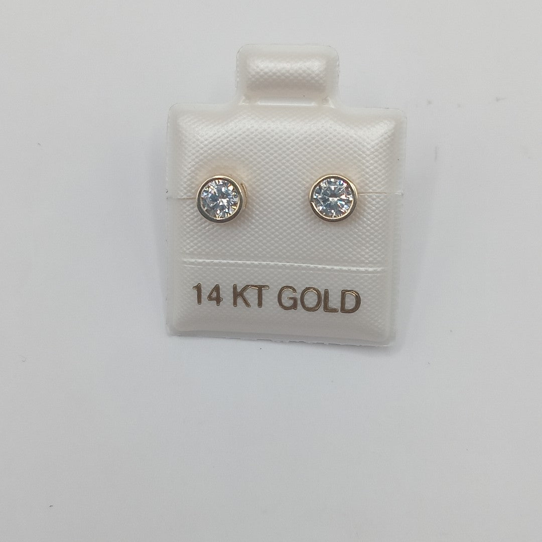 BROQUELES ORO 14K 1.2 (NUEVO)