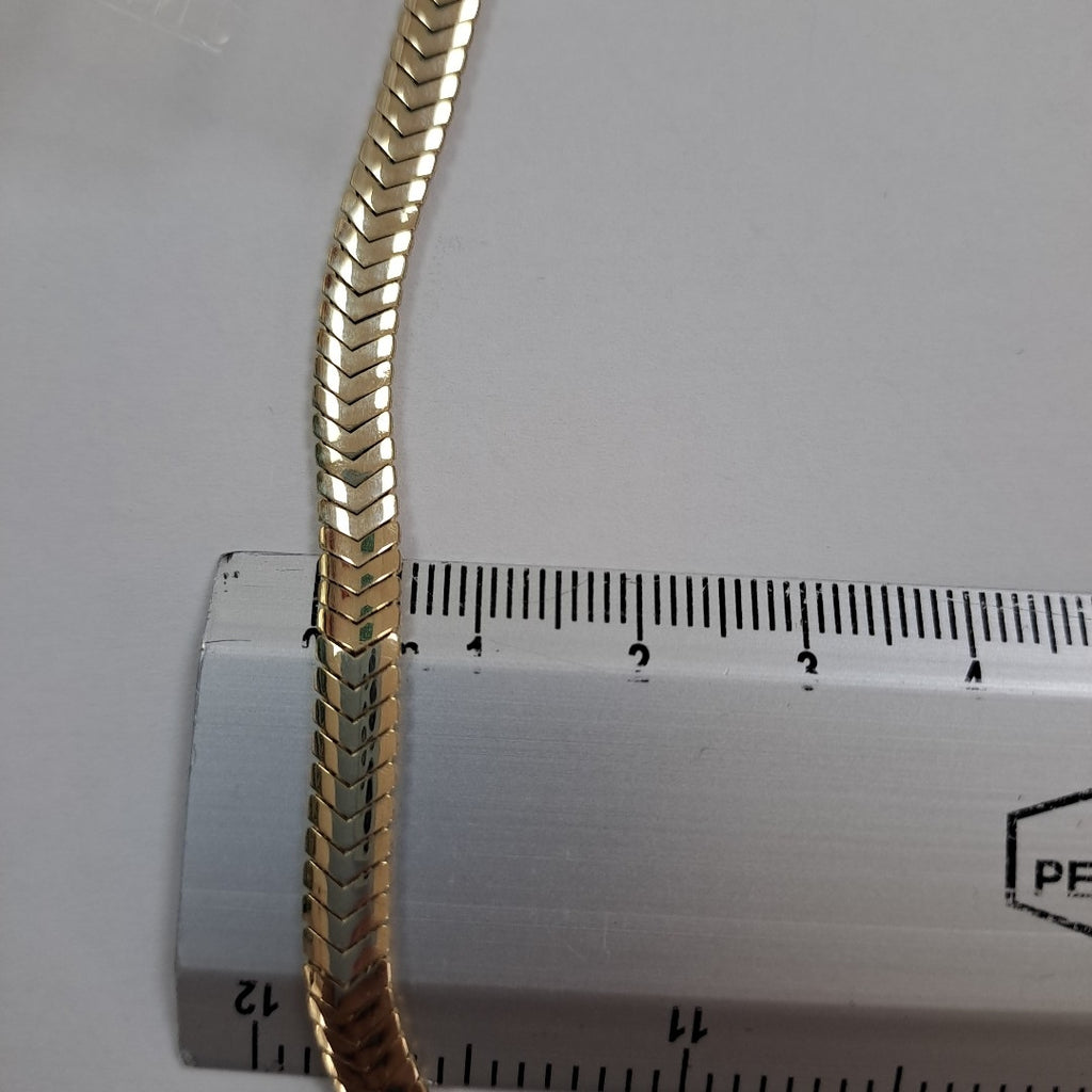 PULSERA CABALLERO MONACO ORO 14K 6.5 (NUEVO)