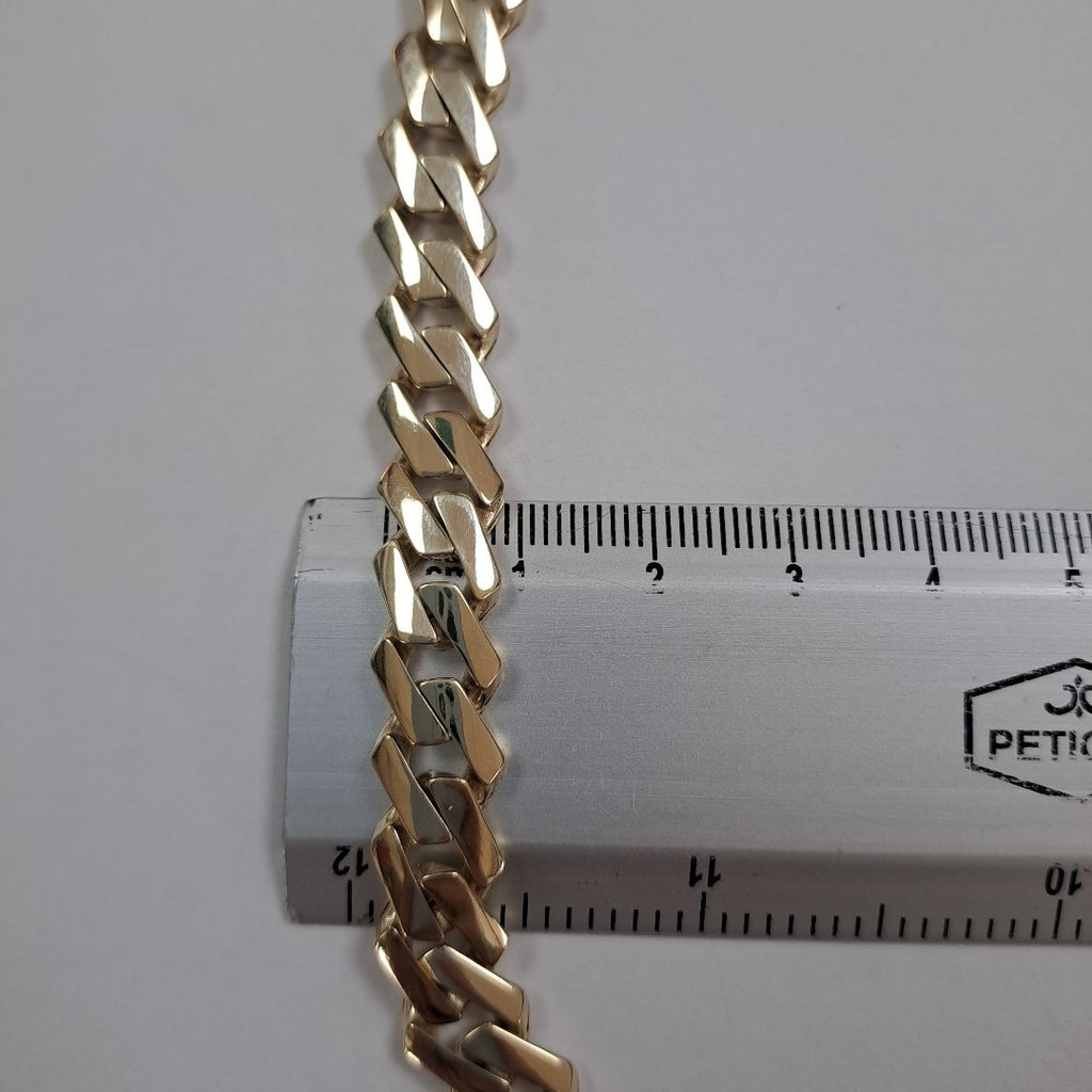 PULSERA CABALLERO MONACO ORO 14K 13.9 (NUEVO)