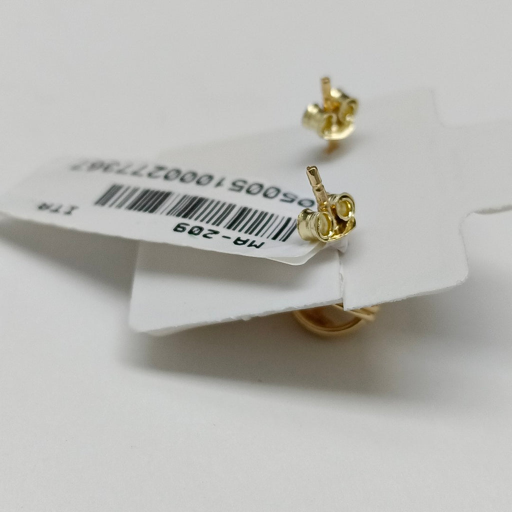 BROQUELES ORO 14K 1.8 (NUEVO)