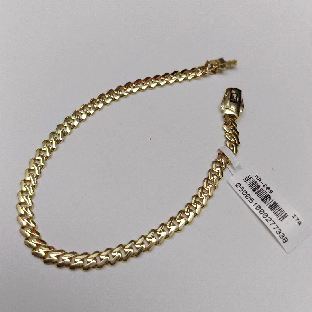 PULSERA CABALLERO MONACO ORO 14K 5.8 (NUEVO)