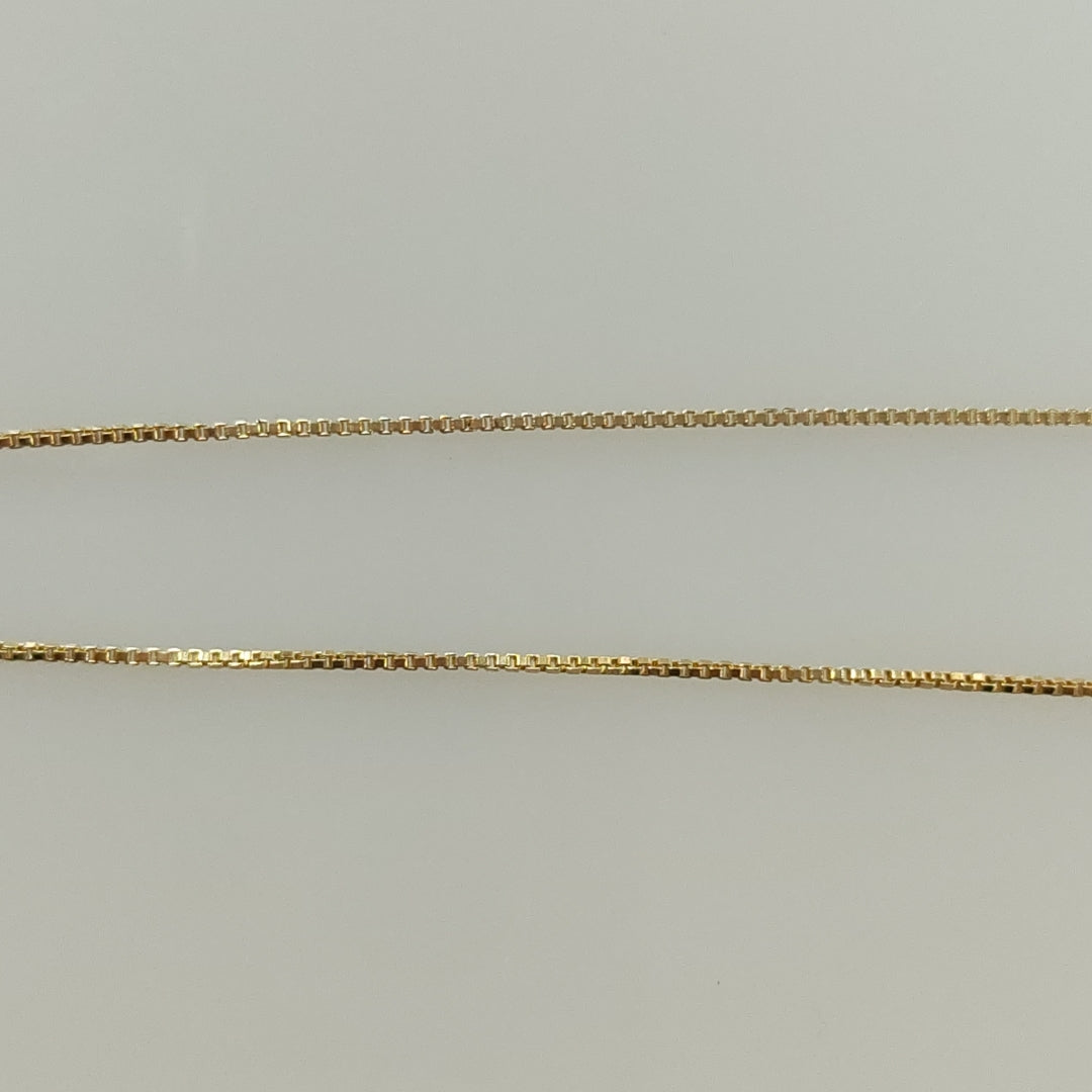 CADENA VENECIANO 14K 55 CM 1.7 GR (NUEVO)