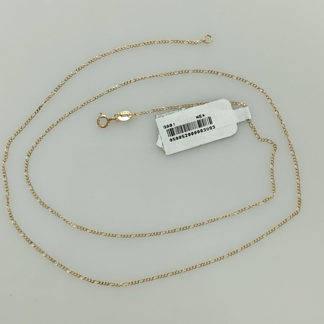 CADENA 3 X 1 1.8GR 60 CM 14K (NUEVO)