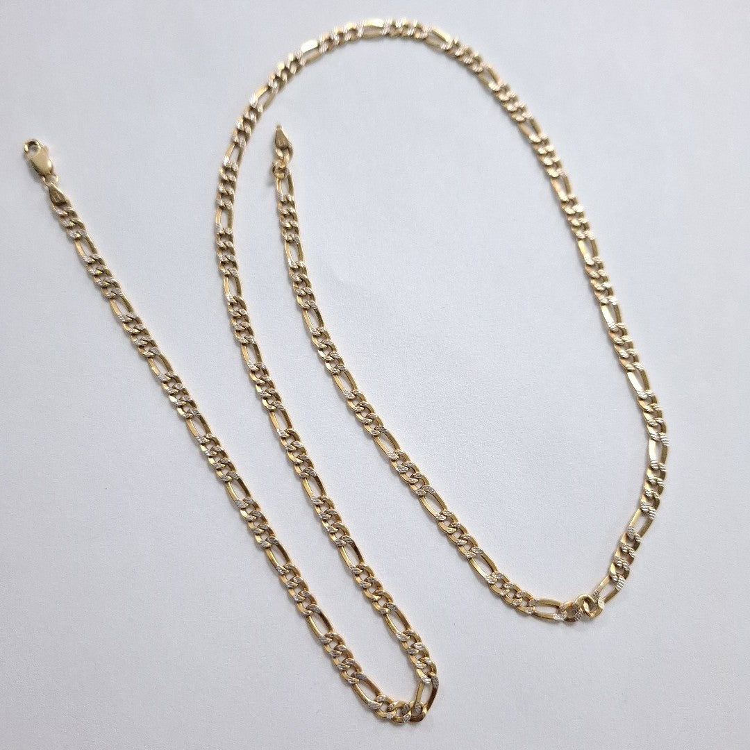 CADENA ORO, ORO COMBINADO 14 K 8 GRMS (SEMINUEVO)