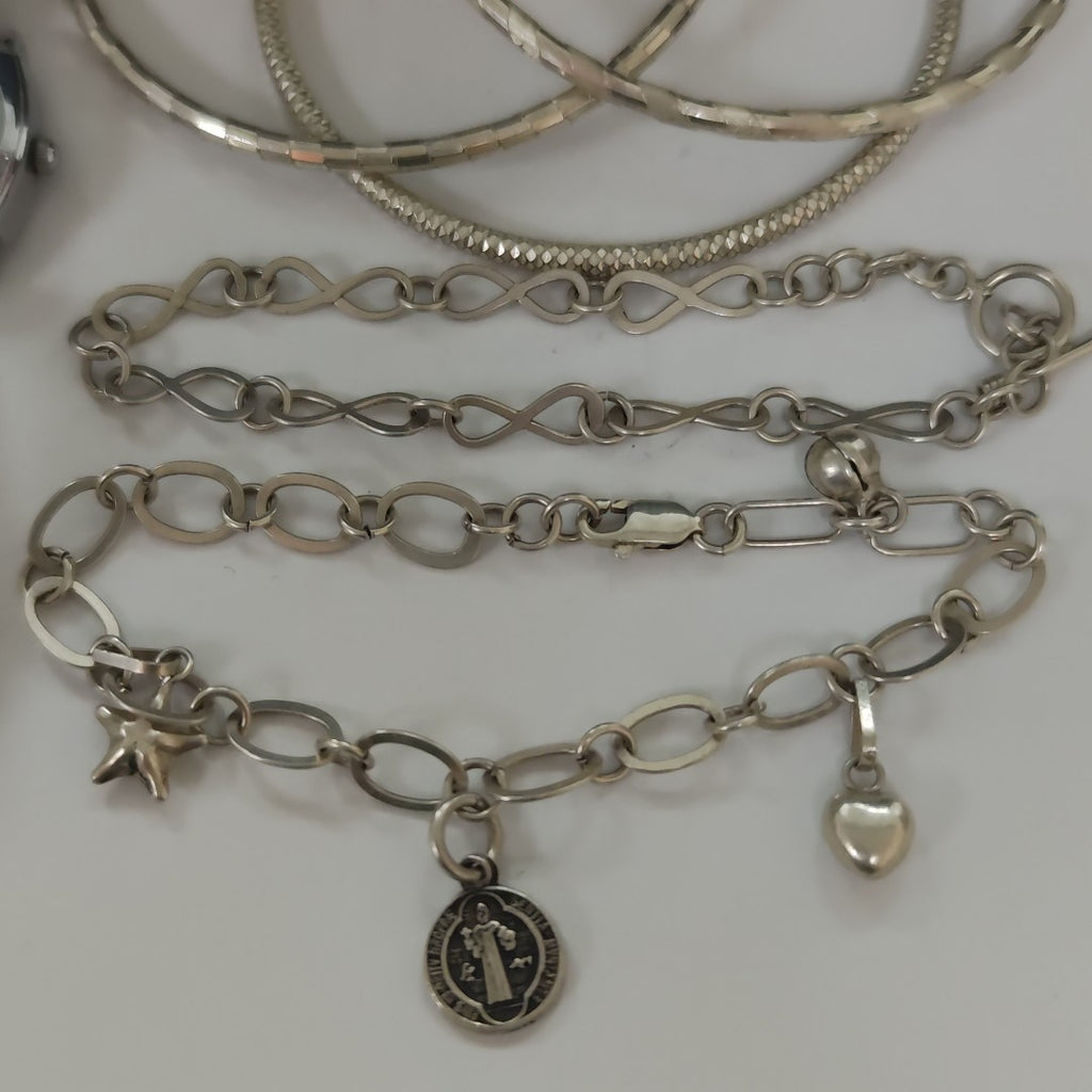 PULSERA,PULSERA RIGIDA PLATA 46,60 GRMS (SEMINUEVO)