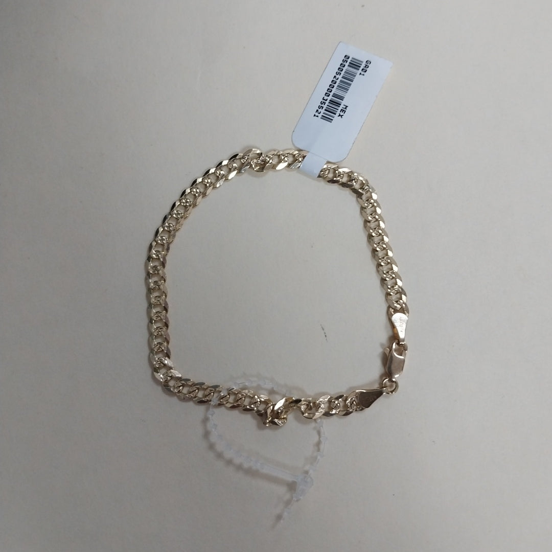 PULSERA BARBADA 14K 21 CM 7.5 GR (NUEVO)