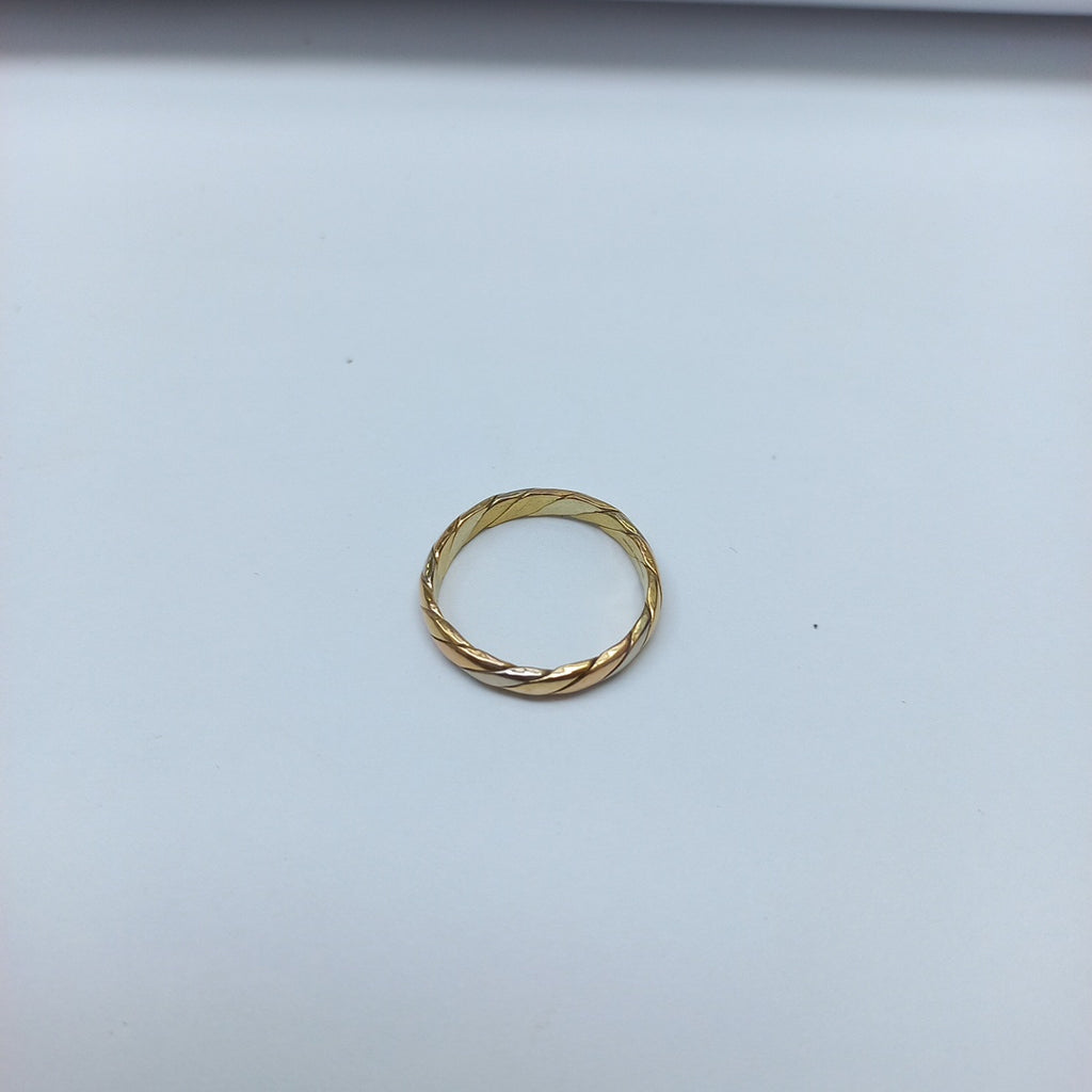 ARGOLLA ORO COMBINADO 14 K 2,60 GRMS (SEMINUEVO)