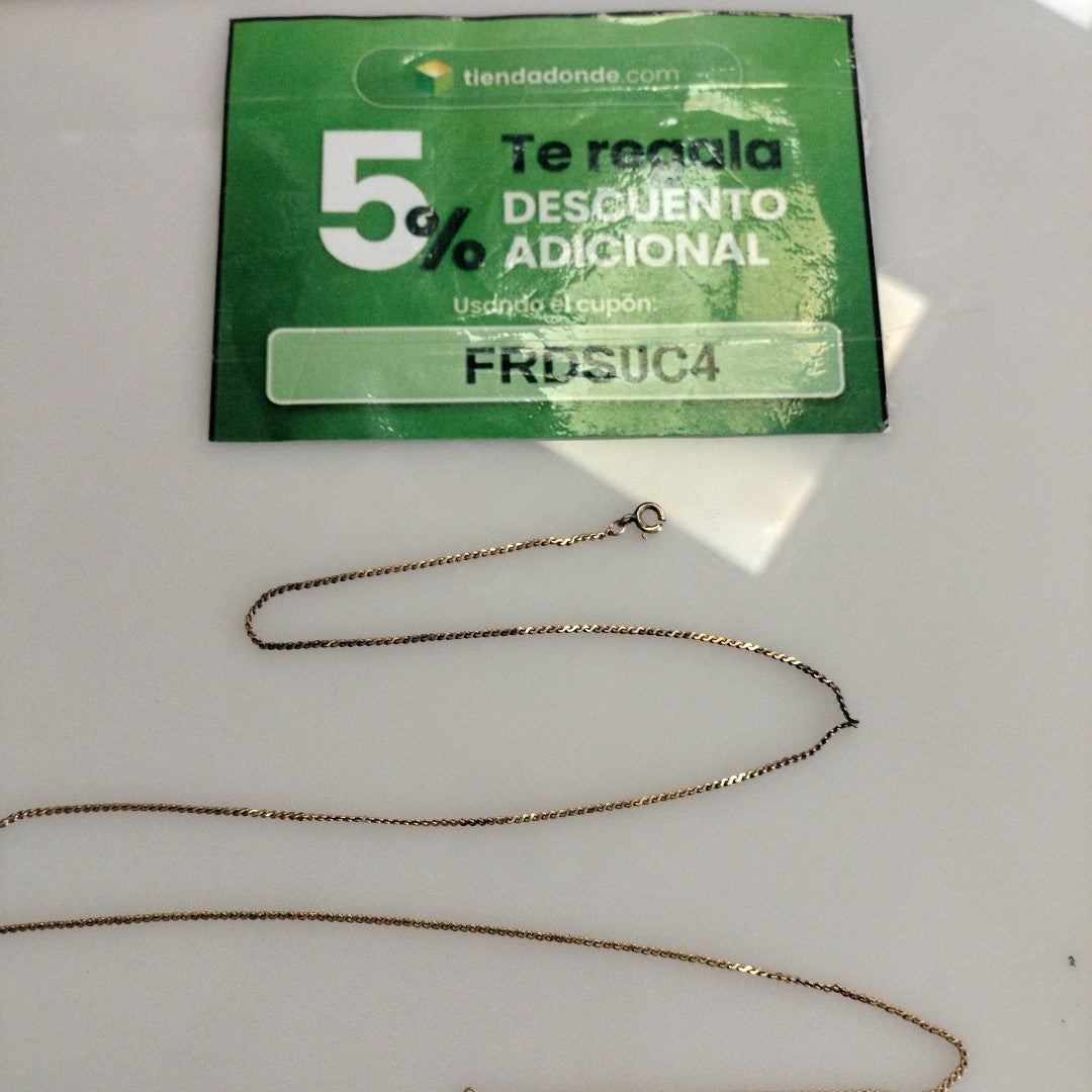 CADENA ORO 10 K 2.7 GRMS (SEMINUEVO)