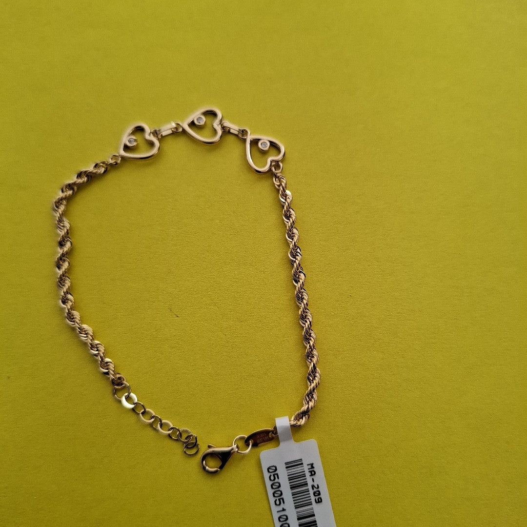 PULSERAS DAMA ORO 14K 2.6 (NUEVO)