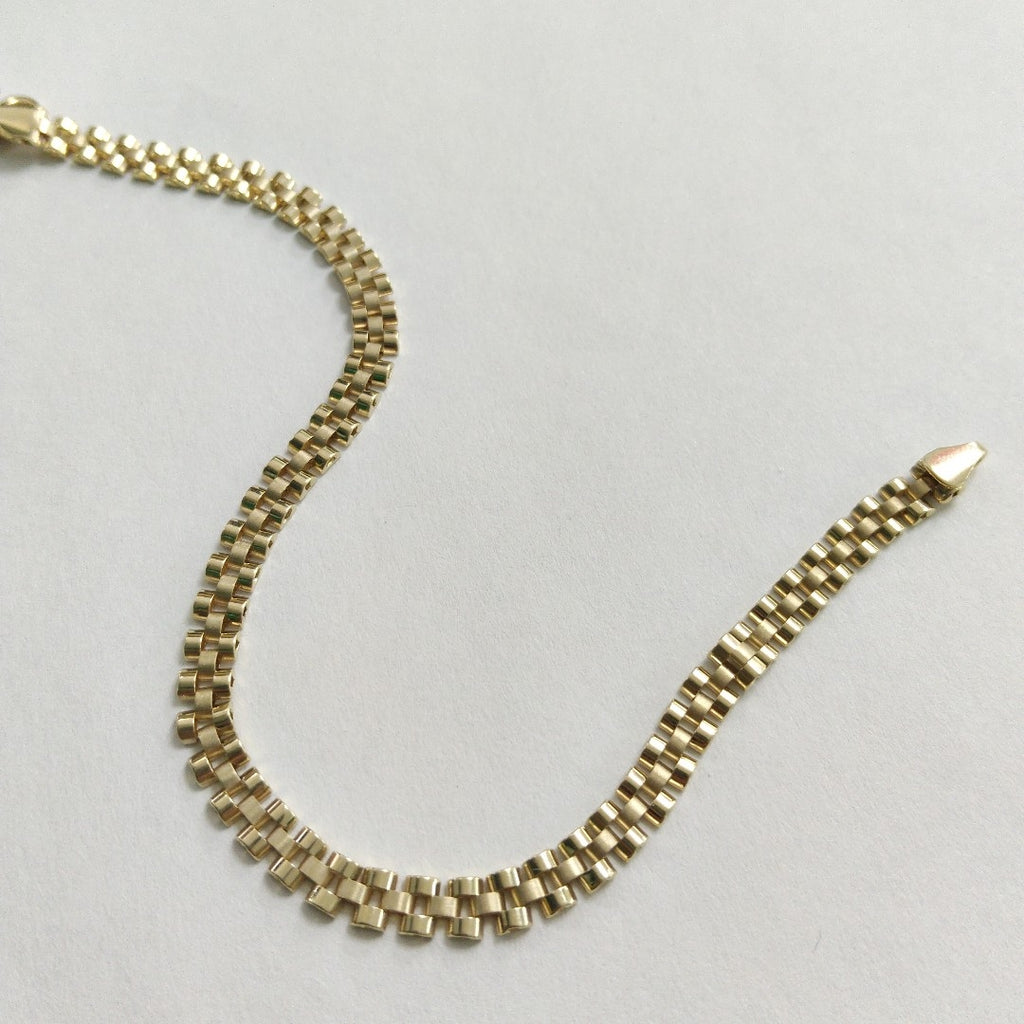 PULSERAS CABALLERO ORO 14K 6.5 (NUEVO)