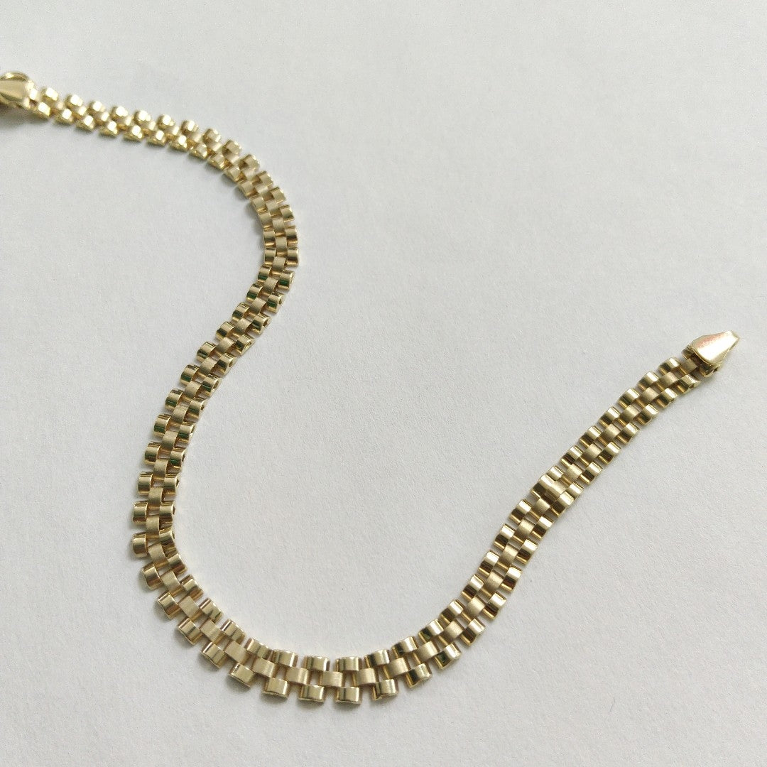 PULSERAS CABALLERO ORO 14K 6.5 (NUEVO)