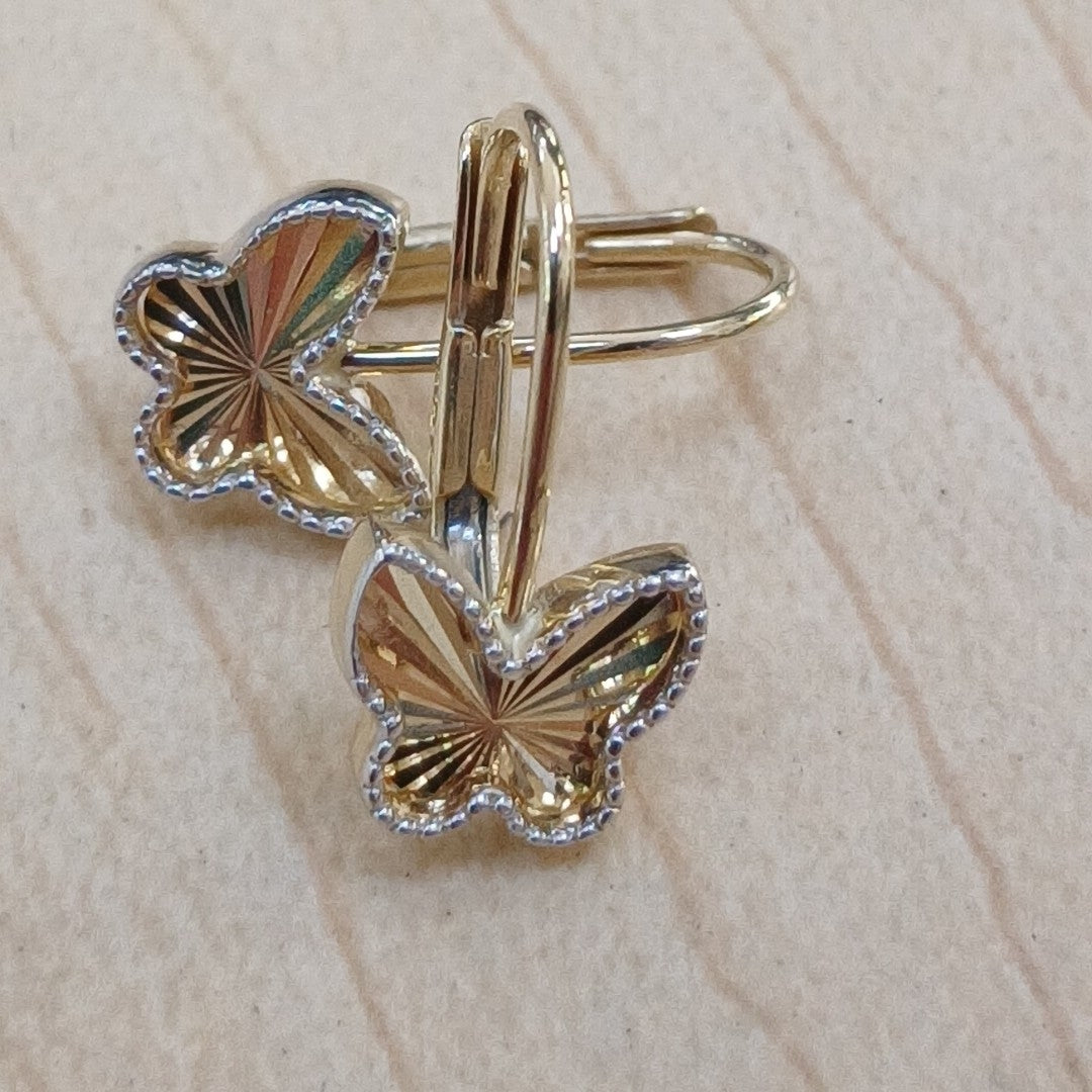 BROQUELES ORO 14K 1.8 (NUEVO)