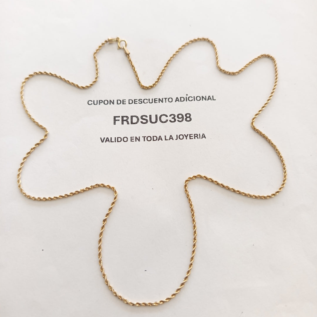 CADENA ORO 10 K 1.5 GRMS (SEMINUEVO)