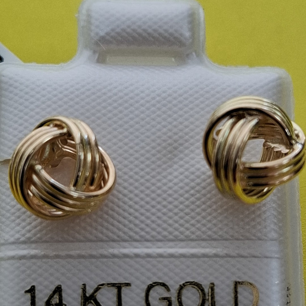 BROQUELES ORO 14K 1.9 (NUEVO)