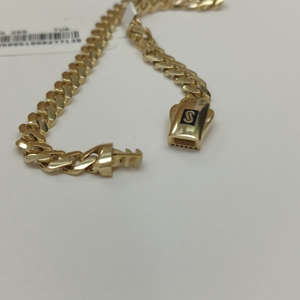 PULSERA MONACO ORO 14K 5.6 (NUEVO)