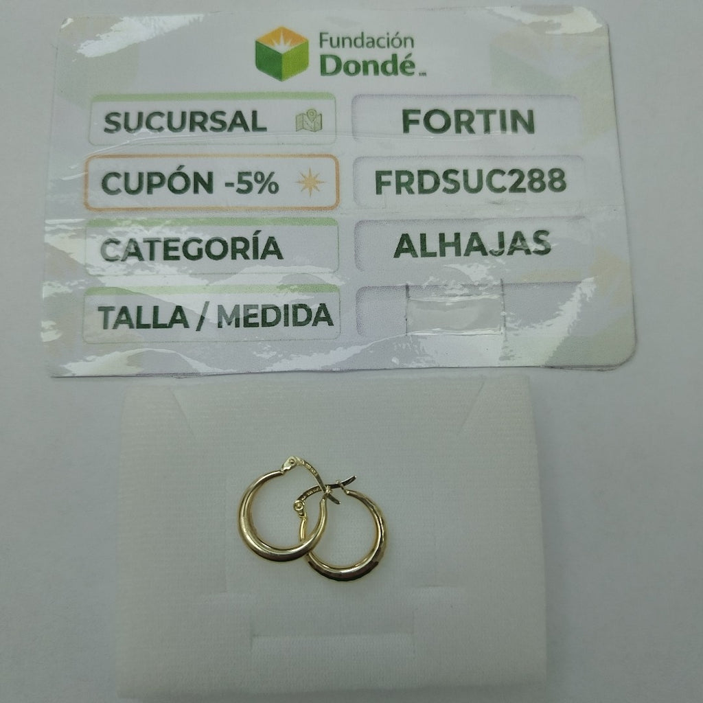 ARRACADAS ORO 14K 1.4 (NUEVO)