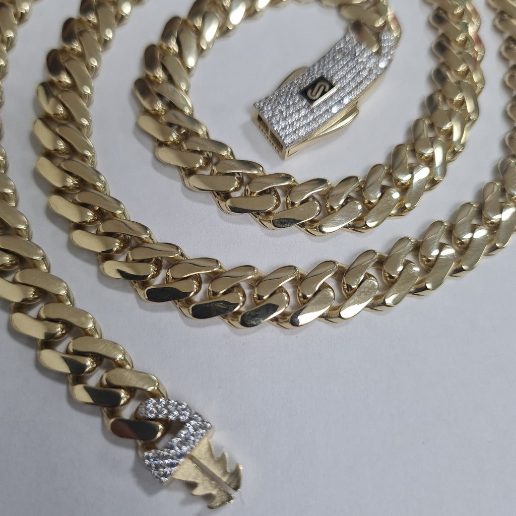 CADENA MONACO ORO 14K 26.8 (NUEVO)