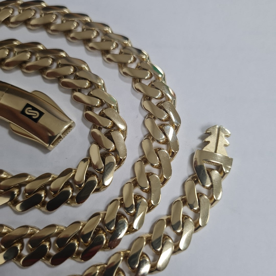 CADENA MONACO ORO 14K 31.2 (NUEVO)