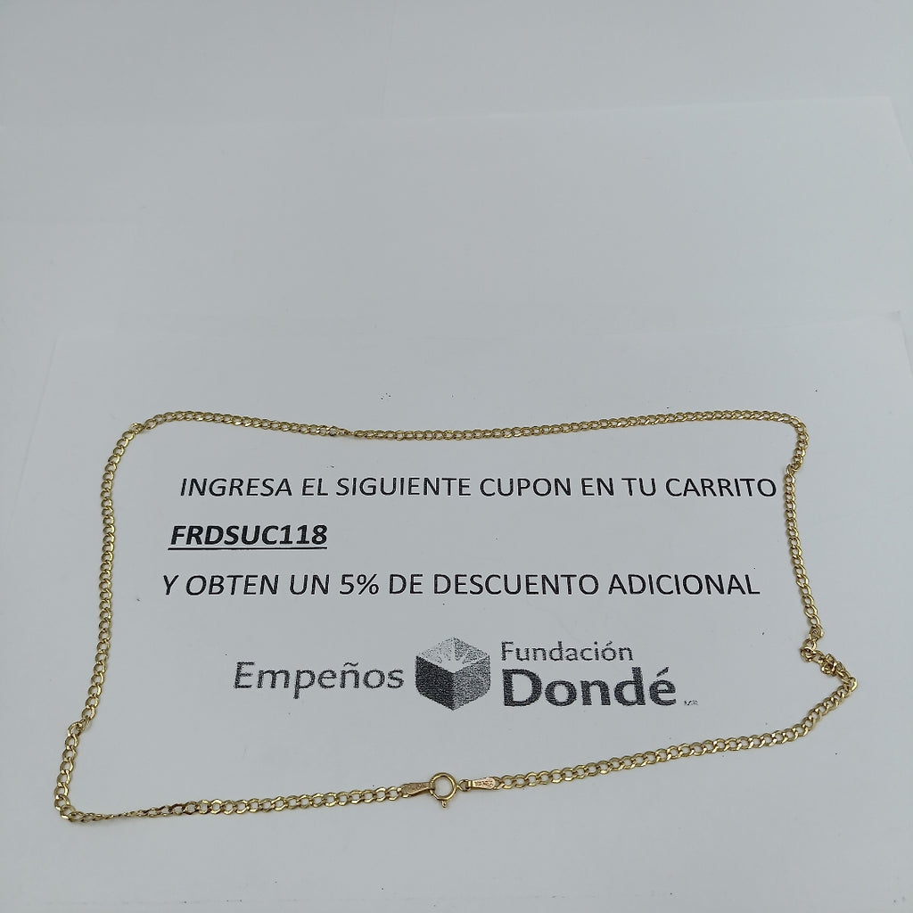 CADENA ORO 10 K 3.4 GRMS (SEMINUEVO)