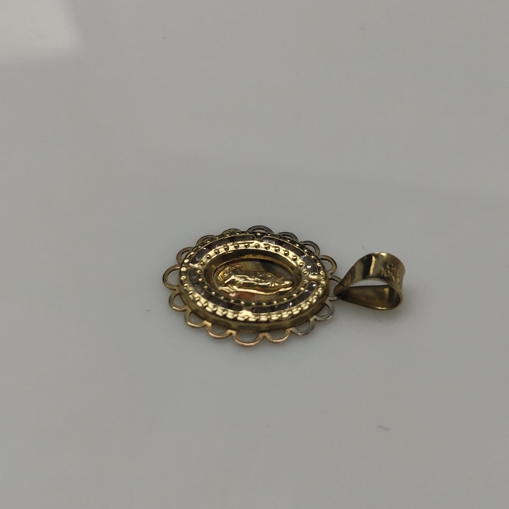 MEDALLA CONMEMORATIVA, MEDALLA RELIGIOSA ORO 10 K 0.3 GRMS (SEMINUEVO)