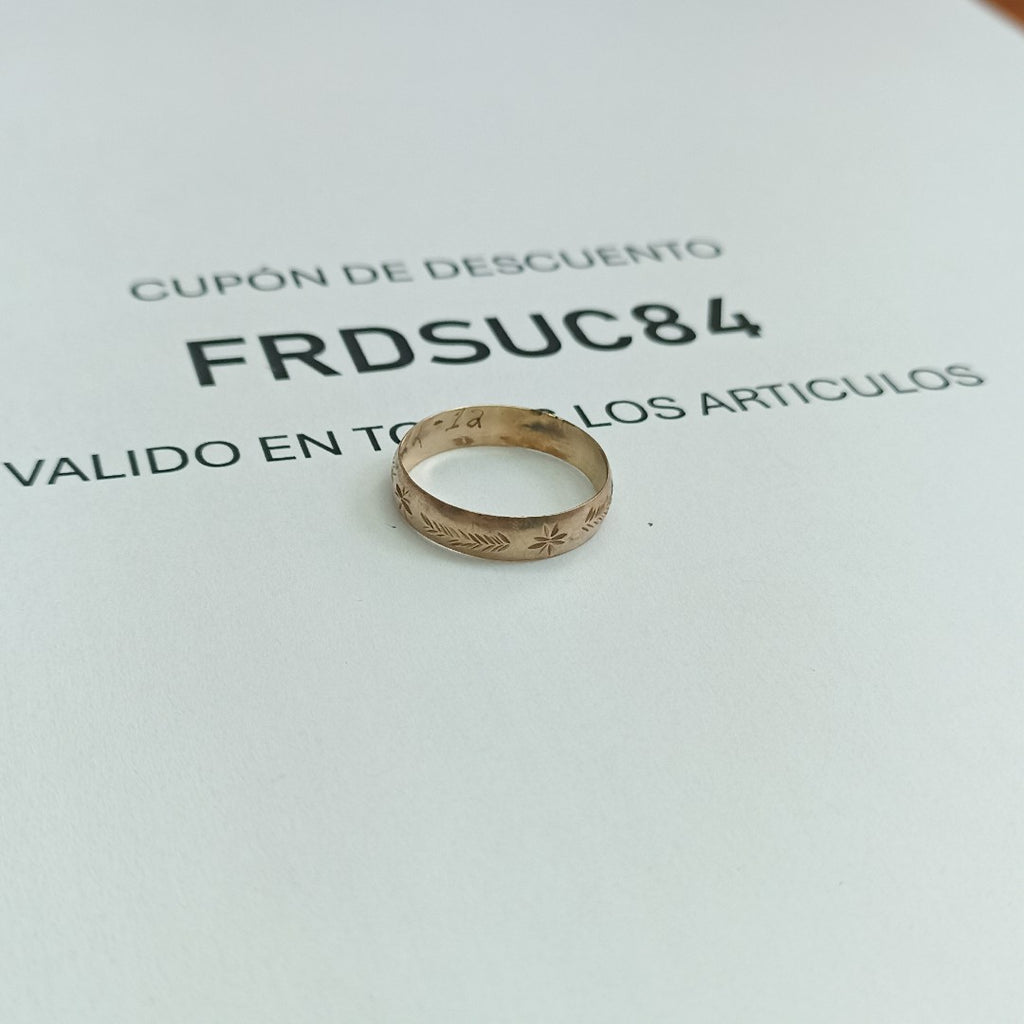 ARGOLLA ORO 8 K 1 GRMS (SEMINUEVO)