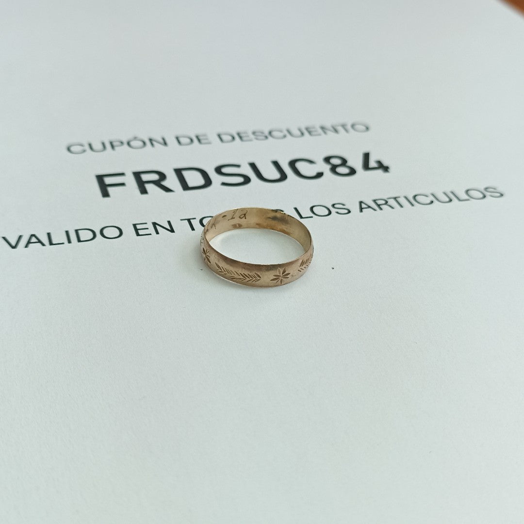 ARGOLLA ORO 8 K 1 GRMS (SEMINUEVO)