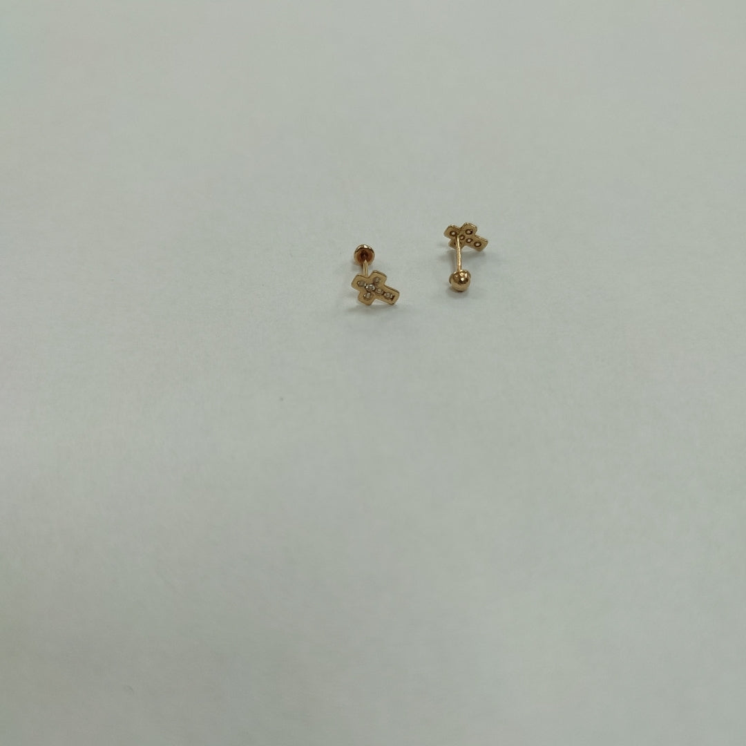 BROQUELES PAR ORO 14 K 0,30 GRMS (SEMINUEVO)
