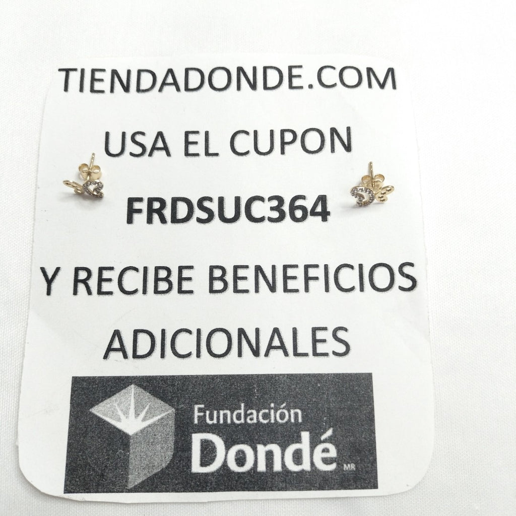 BROQUELES ORO 14K 1.3 (NUEVO)