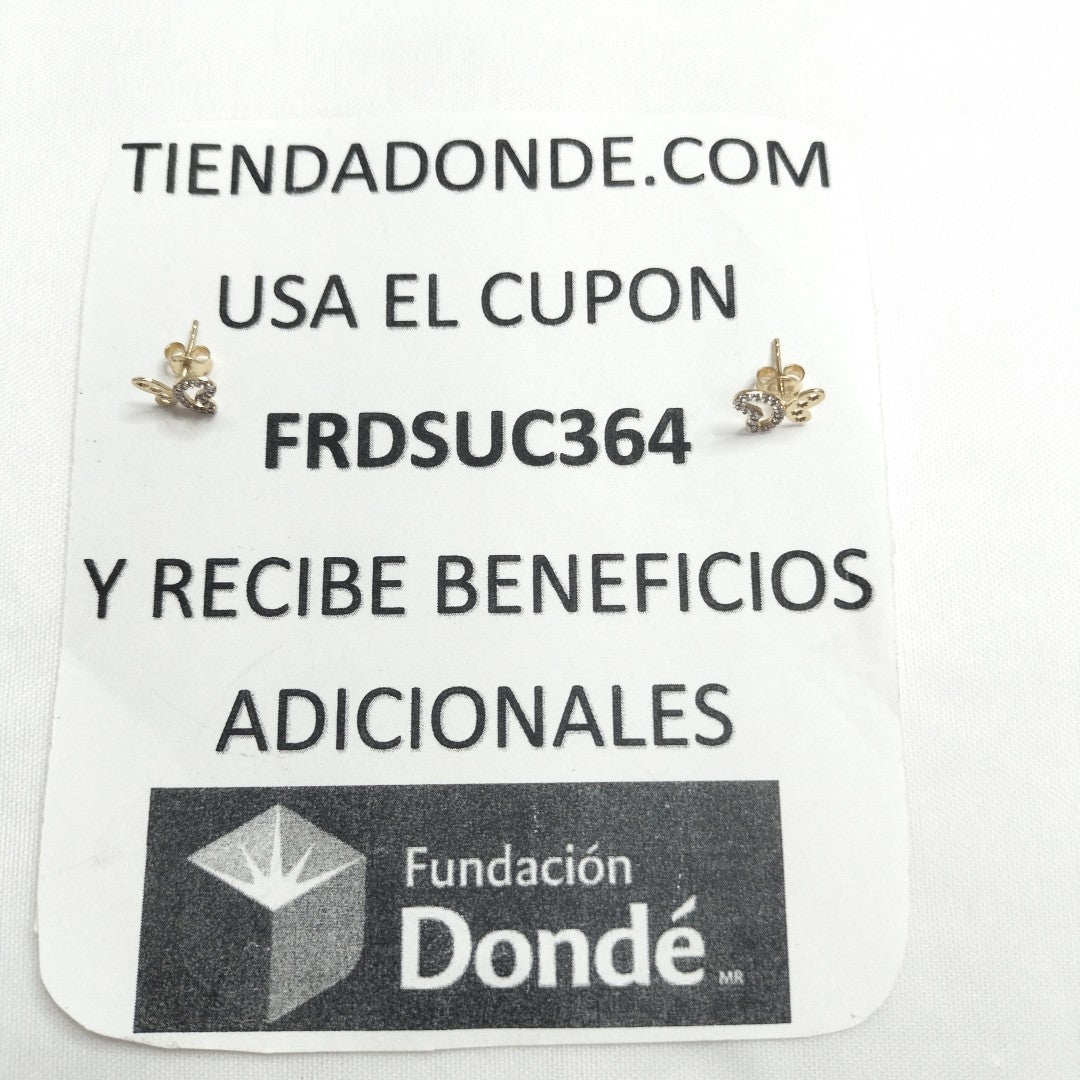 BROQUELES ORO 14K 1.3 (NUEVO)