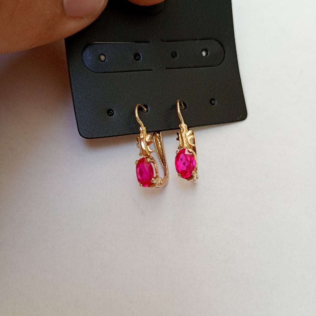 ARETES PAR ORO 8 K 1.2 GRMS (SEMINUEVO)