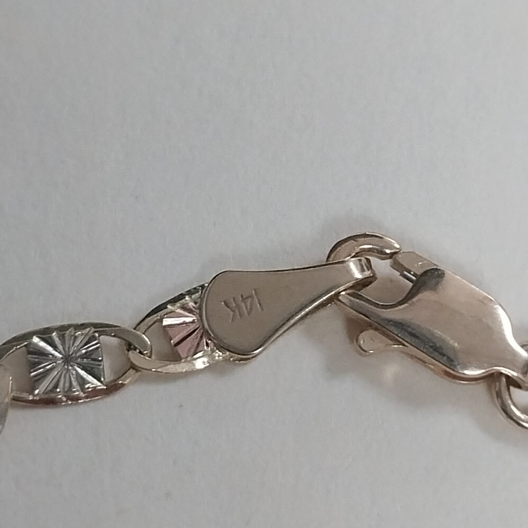 PULSERA GUCHI 14K 18 CM 3 GR (NUEVO)