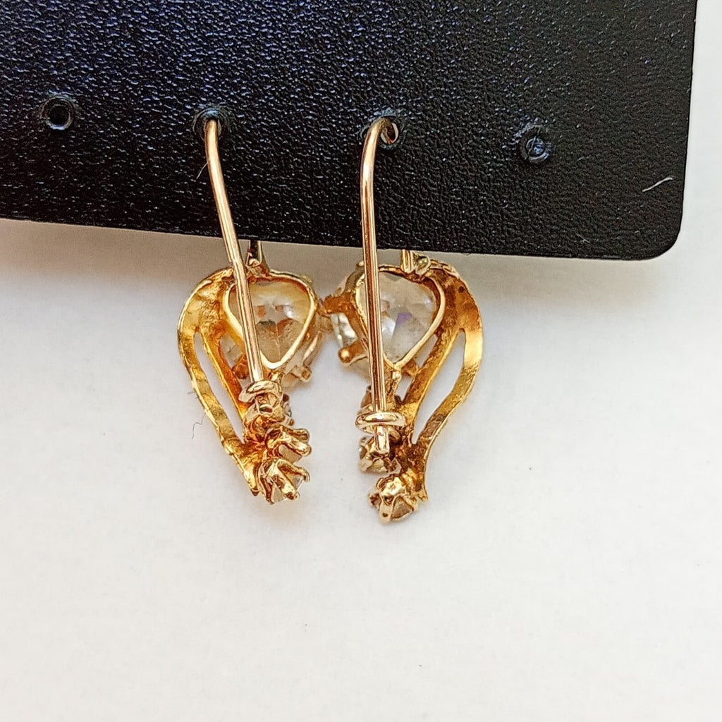 ARETES PAR ORO 8 K 1.6 GRMS (SEMINUEVO)