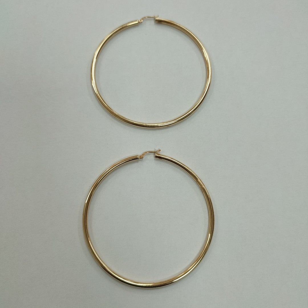 ARRACADAS PAR ORO 14 K 7.8 GRMS (SEMINUEVO)