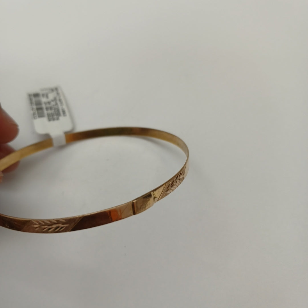 PULSERA RIGIDA ORO 10 K 4.8 GRMS (SEMINUEVO)