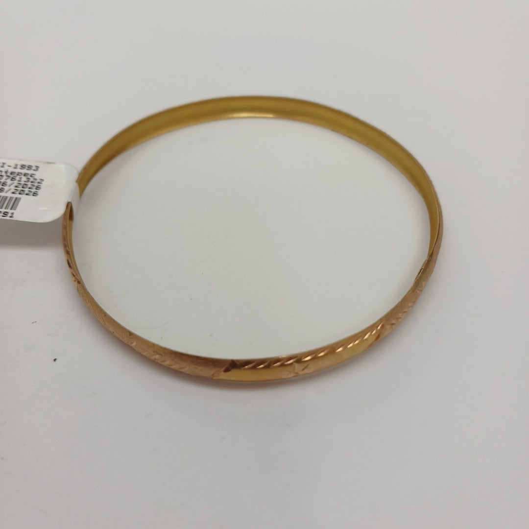 PULSERA RIGIDA ORO 10 K 5.2 GRMS (SEMINUEVO)