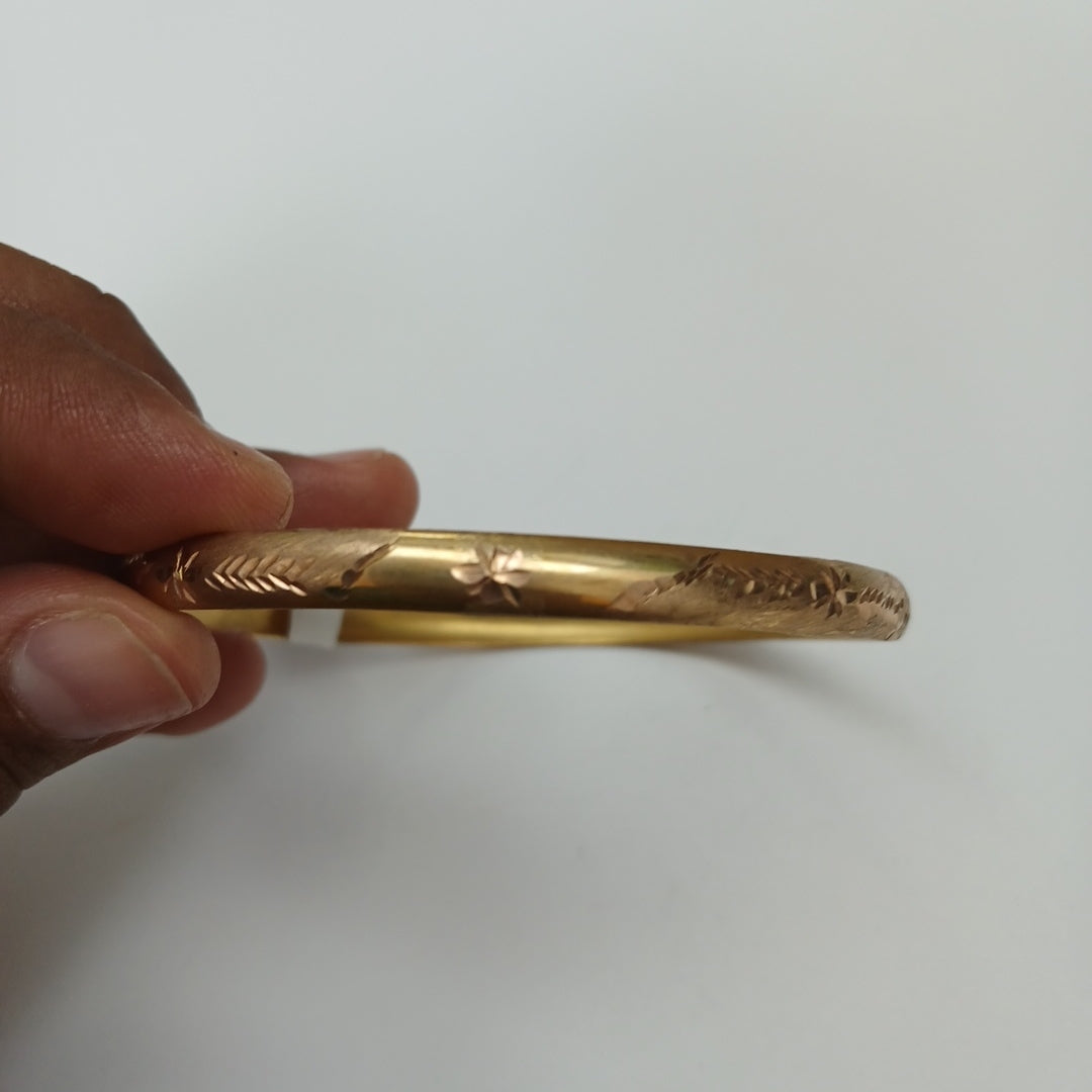 PULSERA RIGIDA ORO 10 K 5.4 GRMS (SEMINUEVO)