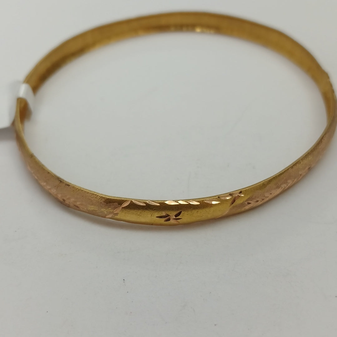 PULSERA RIGIDA ORO 10 K 5.3 GRMS (SEMINUEVO)