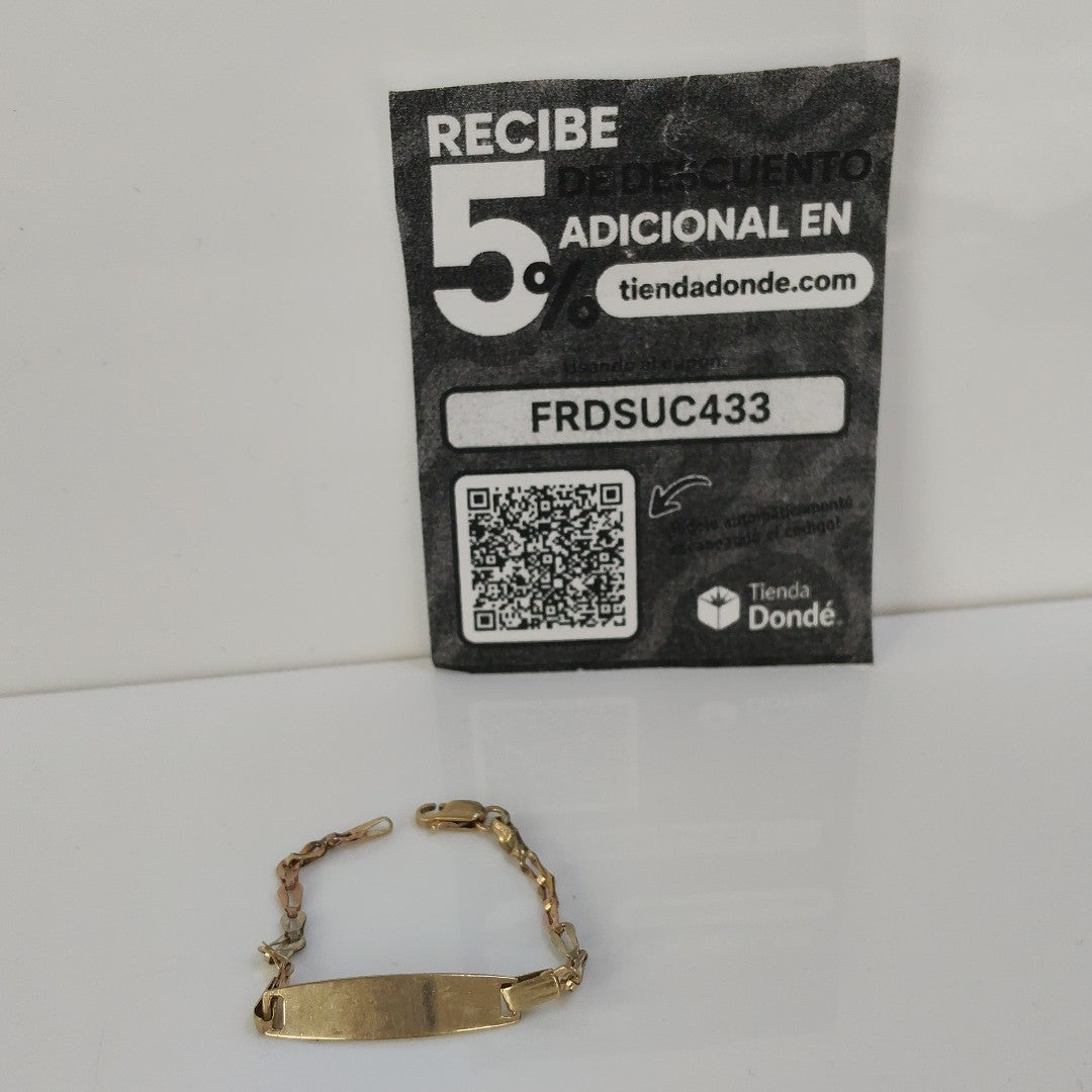 ESCLAVA ORO COMBINADO 10 K 2.5 GRMS (SEMINUEVO)