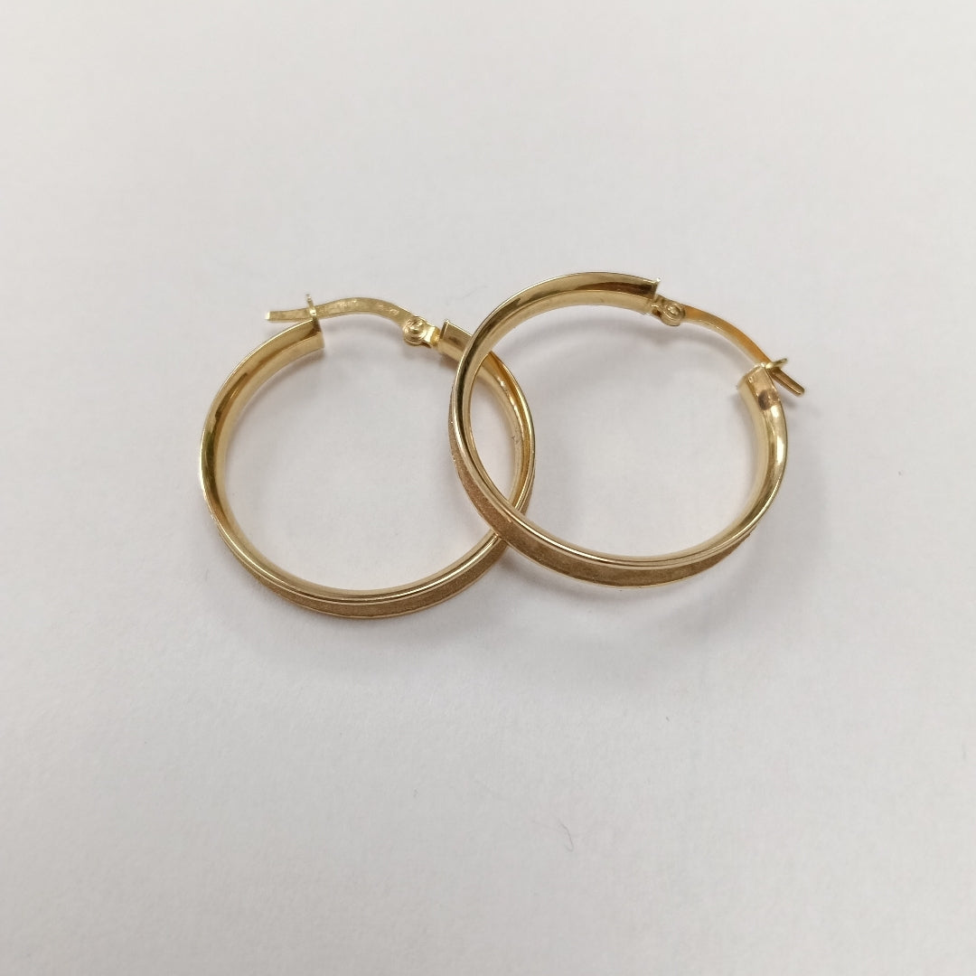 ARRACADAS PAR ORO 14 K 2,60 GRMS (SEMINUEVO)