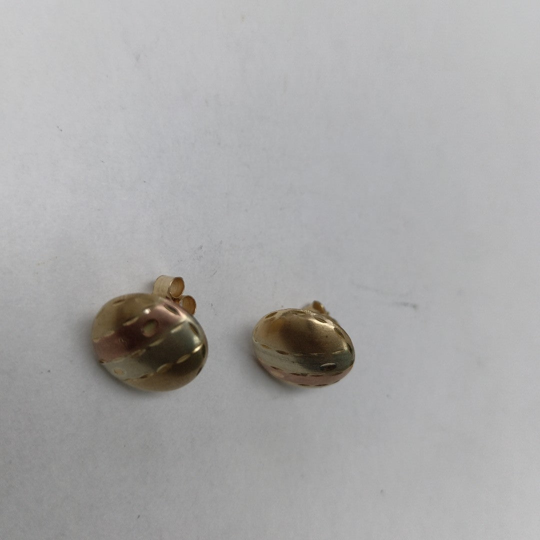 BROQUELES PAR ORO 14 K 1,20 GRMS (SEMINUEVO)