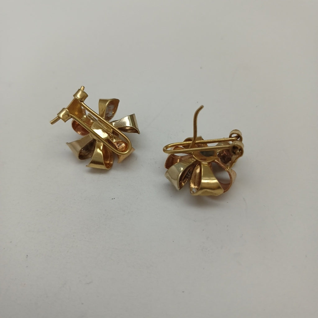 ARETES PAR ORO 14 K 4.6 GRMS (SEMINUEVO)