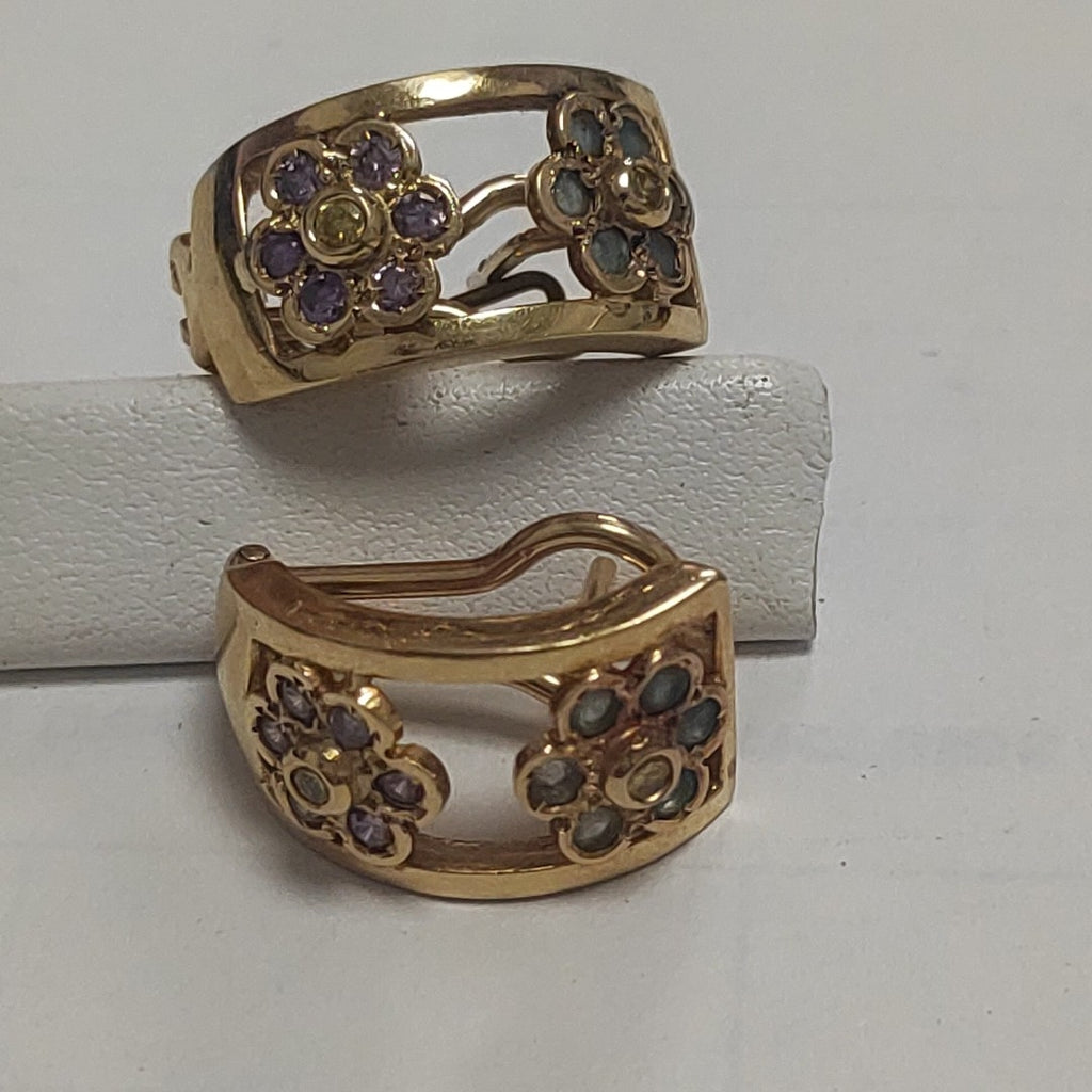 ARETES PAR ORO 18 K 9,80 GRMS (SEMINUEVO)