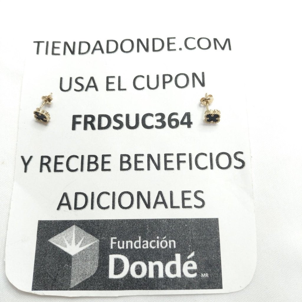 BROQUELES ORO 14K 1.4 (NUEVO)