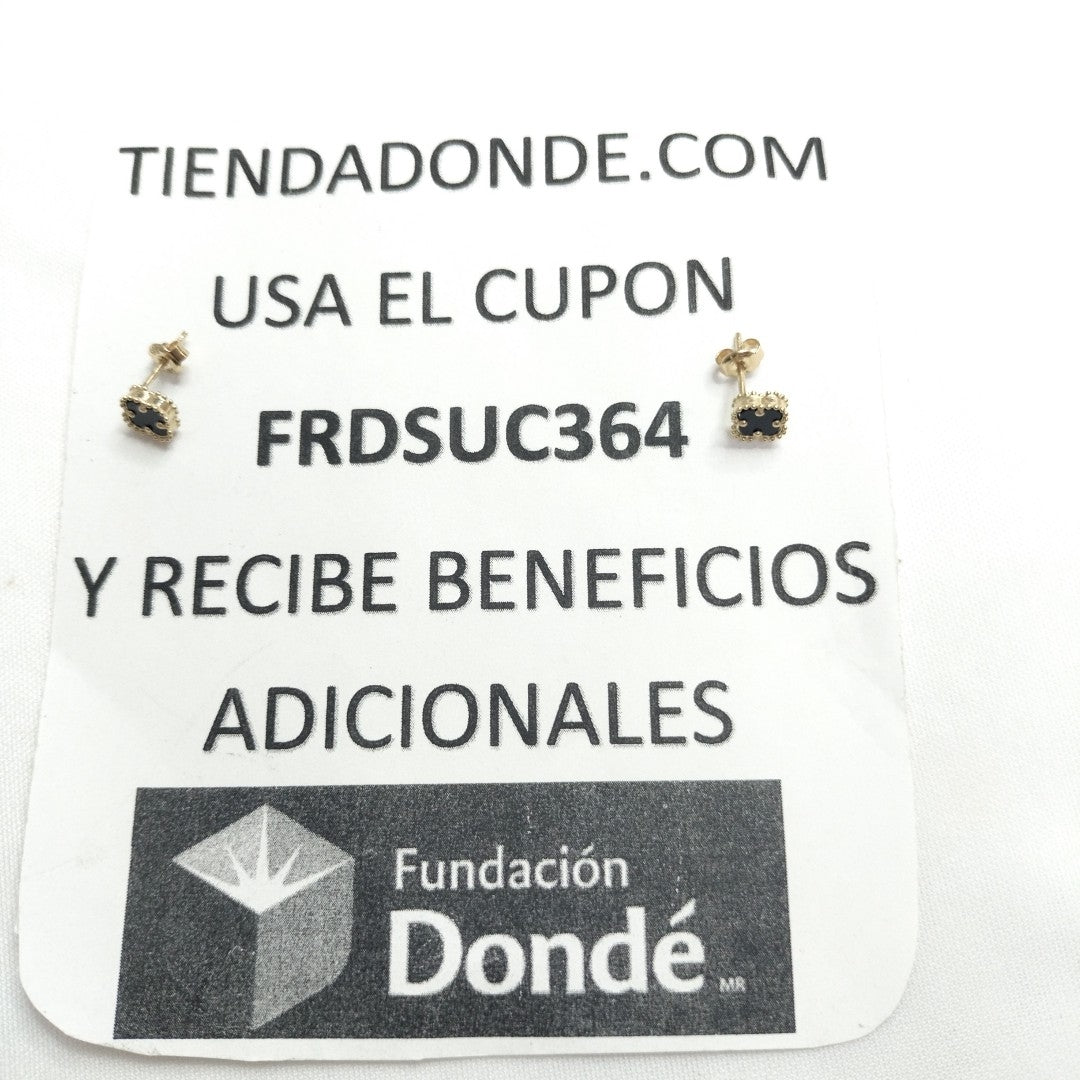 BROQUELES ORO 14K 1.4 (NUEVO)