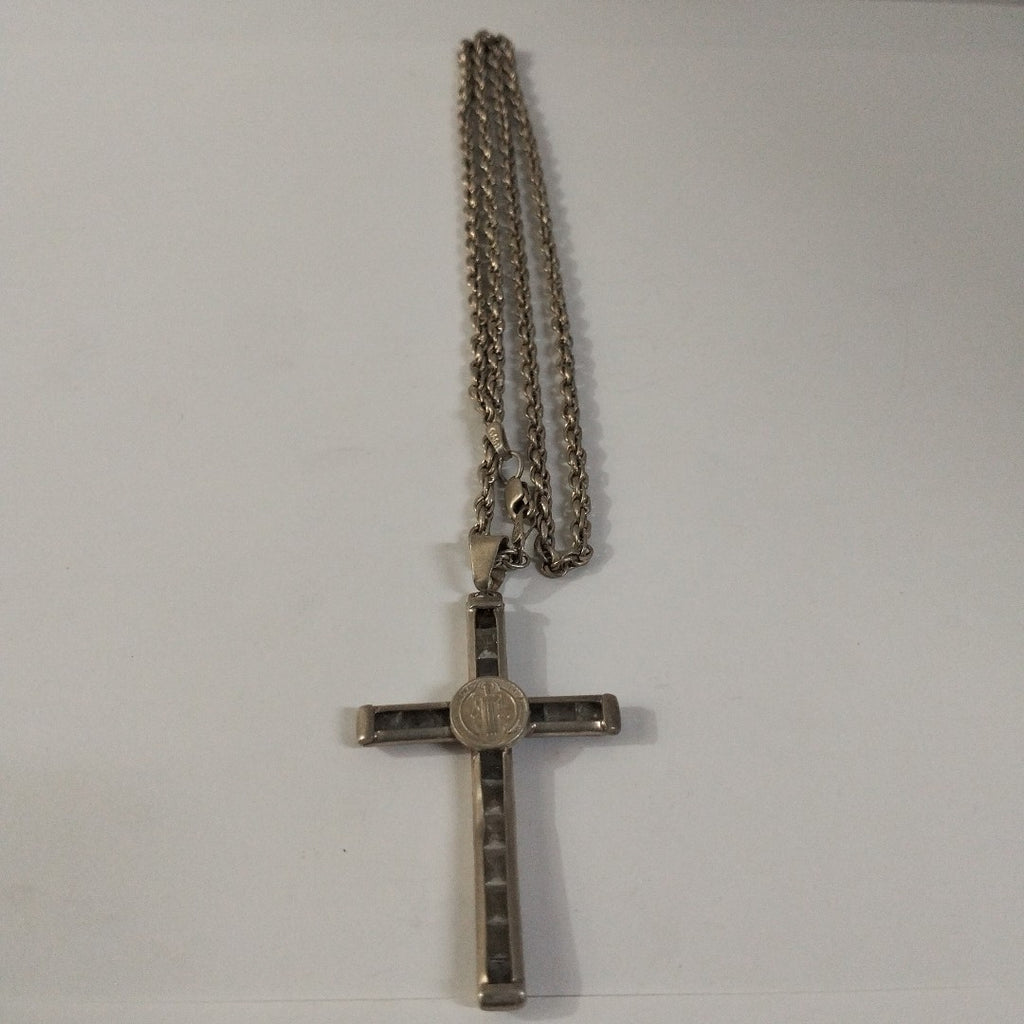 CADENA,CRUZ PLATA 17,10 GRMS (SEMINUEVO)