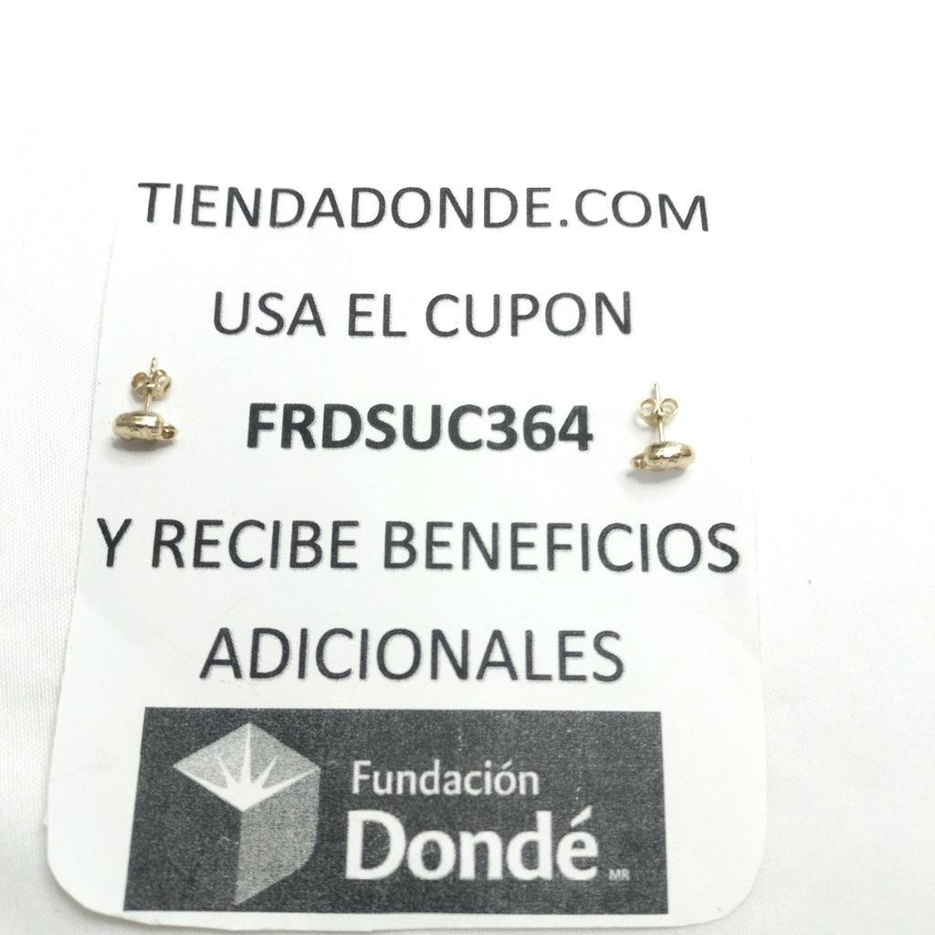 BROQUELES ORO 14K 1.1 (NUEVO)