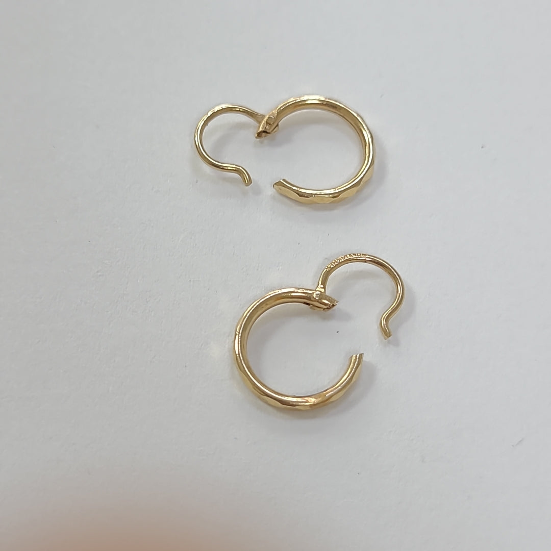 ARRACADAS PAR ORO 14 K 0,70 GRMS (SEMINUEVO)