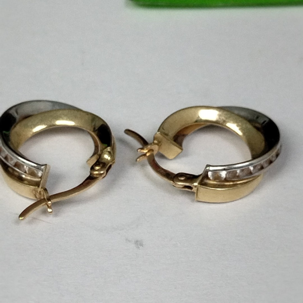 ARRACADAS PAR ORO 14 K 2.5 GRMS (SEMINUEVO)