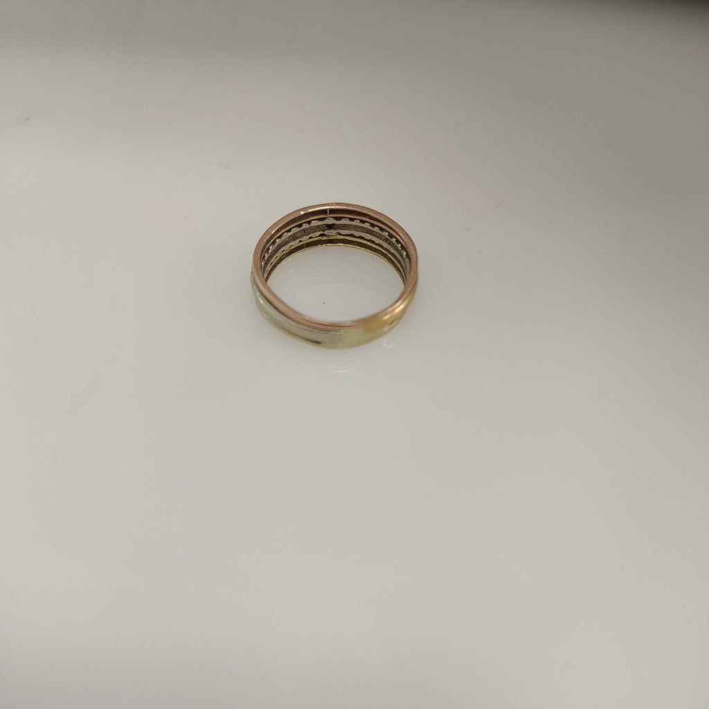 ANILLITO ORO,ORO COMBINADO 10 K 3,30 GRMS (SEMINUEVO)
