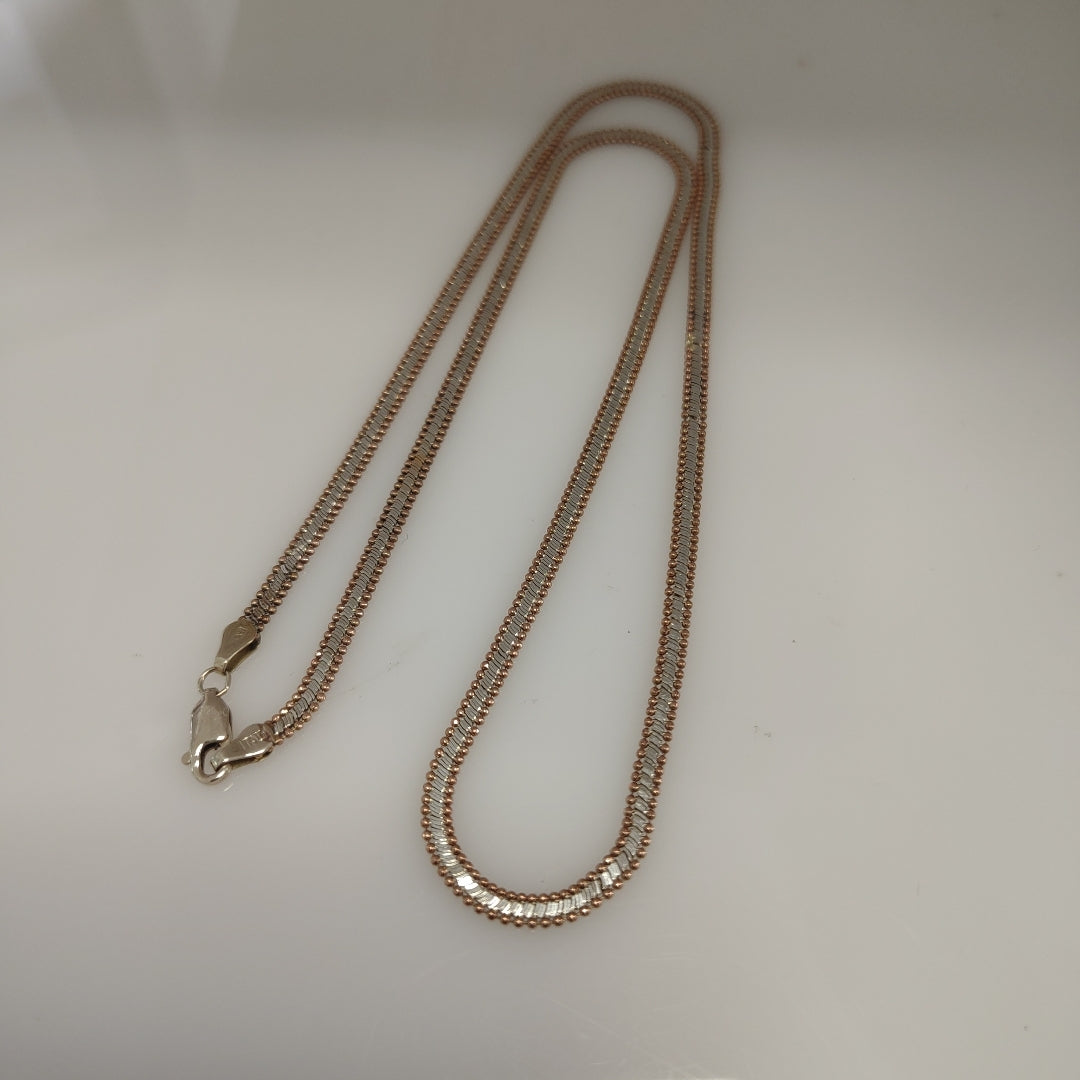 CADENA ORO,ORO COMBINADO 14 K 8,70 GRMS (SEMINUEVO)